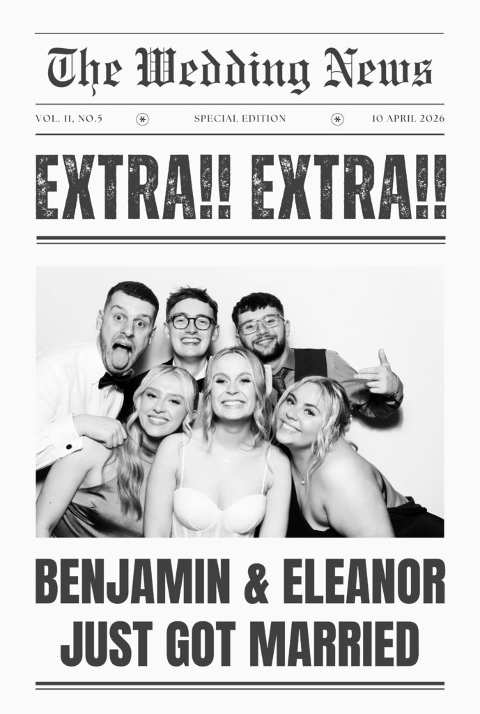 Newspaper photo booth